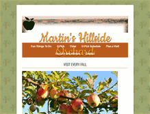 Tablet Screenshot of hillside-orchard.com